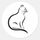 Search for cat outline stickers Cats
