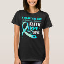 Search for scleroderma hope tshirts Teal