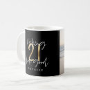 Search for 21st birthday mugs Typography
