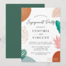 Search for hawaiian engagement party invitations Palm leaves