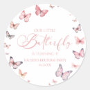 Search for butterfly birthday party stickers Our little butterfly
