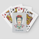 Search for frida kahlo playing cards Floral
