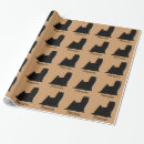 Search for terrier wrapping paper Silhouette
