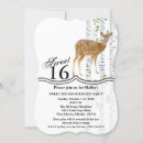 Search for buck birthday invitations Woodland