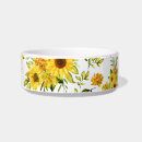Search for floral pet bowls Sunflower