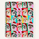 Search for holiday notebooks Santa