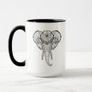 Search for elephant head mugs Mandala