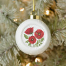 Search for poppy flower christmas tree decorations Summer