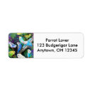Search for parakeet return address labels Conure