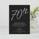 Search for 70th for her birthday invitations Chic