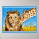 Search for funny giraffe posters Africa