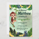 Search for monkeys birthday invitations Little monkey