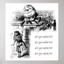 Search for humpty dumpty posters Alice in wonderland