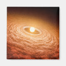 Search for material magnets Space