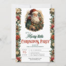 Search for vintage santa claus invitations Rustic