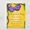 Search for purple masquerade invitations Gras