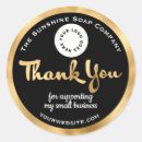Search for gold foil logo stickers Small business