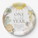 Search for wild one plates Boy first birthday