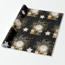 Search for new years eve wrapping paper Champagne