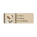 Search for jack russell return address labels Puppy