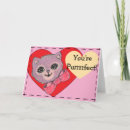 Search for vintage cat valentines day cards Kitty