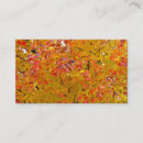 Search for autumn leaves business cards Trees