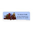 Search for cartoon bear return address labels Illustration