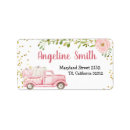 Search for mail truck return address labels For her