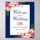 Search for navy and blush wedding signs Vintage