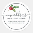 Search for holly berries return address labels New home