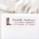 Search for western cowboy return address labels Rustic country