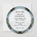 Search for bells square invitations Plaid