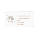Search for baby return address labels Boho