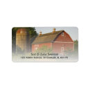 Search for barns return address labels Country
