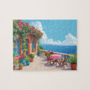 Search for mediterranean puzzles Illustration