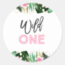 Search for jungle animal birthday party stickers Tropical