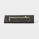 Search for black and gold name plates Elegant