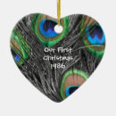 Search for peacock feather christmas tree decorations Xmas