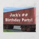 Search for truck driver birthday invitations Trucker