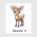 Search for cartoon deer stickers Reindeer
