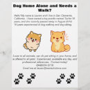 Search for dog walking flyers Animals