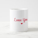 Search for red heart shape mugs Text
