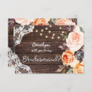 Search for peach bridesmaid cards Floral