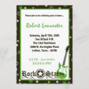 Search for rocks 5x7 invitations Green