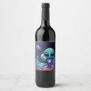 Search for alien wine labels Universe