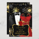 Search for black tie christmas invitations Tuxedo