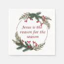 Search for christian christmas napkins Scripture