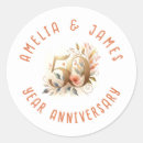 Search for gold anniversary stickers Cheers to 50 years