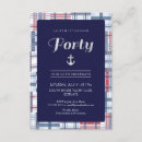 Search for beach 40th birthday invitations Fortieth