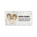 Search for wood carving return address labels Rustic